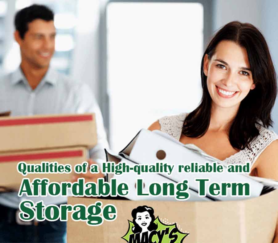 Qualities of A High-Quality Reliable and Affordable Long Term Storage